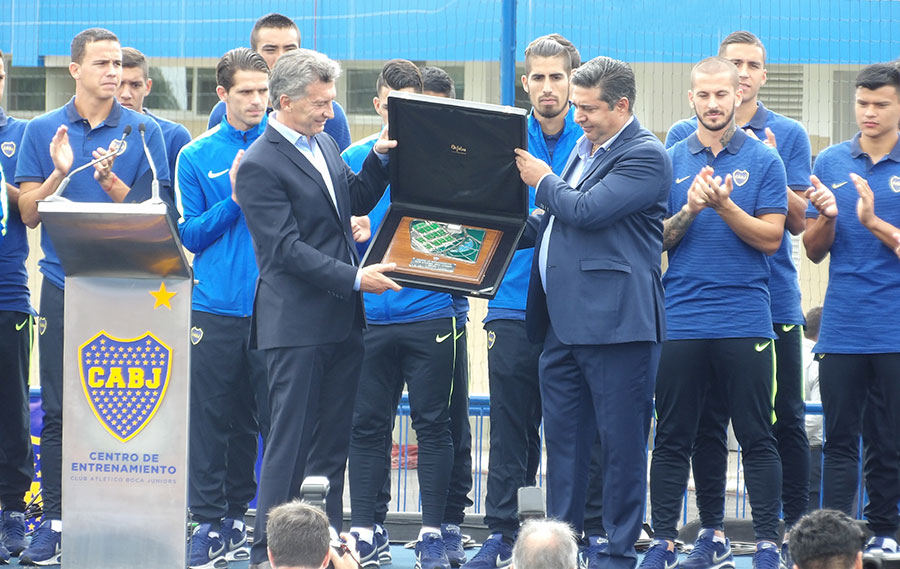Maqueta a escala del nuevo Centro de Entrenamiento de Boca Juniors